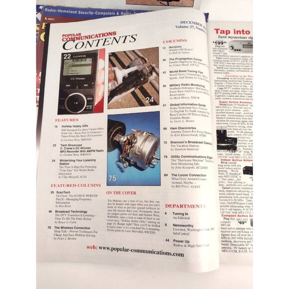 Popular Communications Magazine 2008 2011 Lot of 4 Radio Broadcast Shortwave - Picture 5 of 9